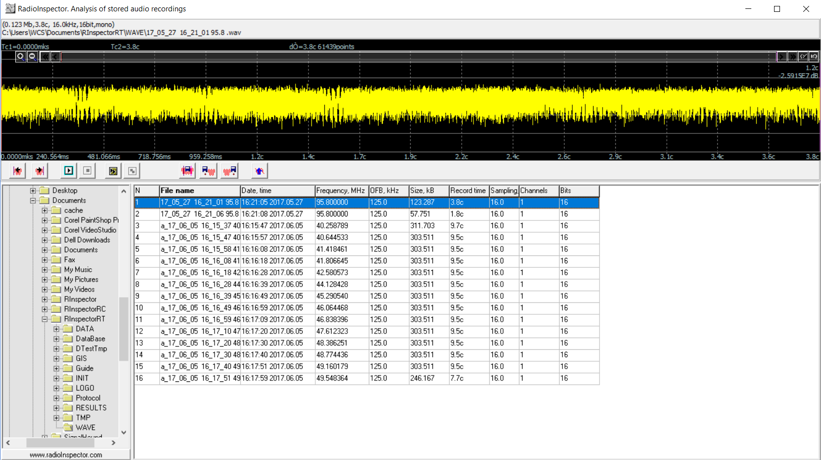 vdmx5 audio analysis